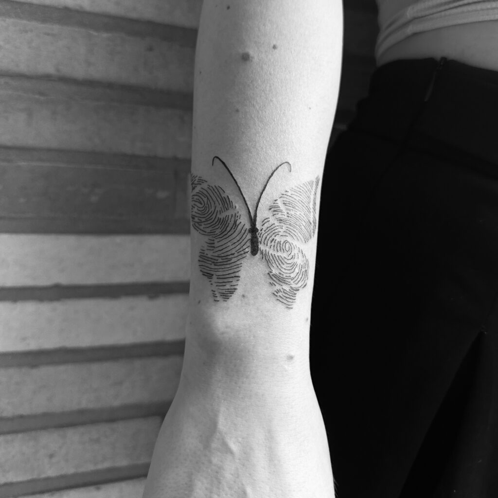 Trinity Fingerprint Tattoo Tattoo Design