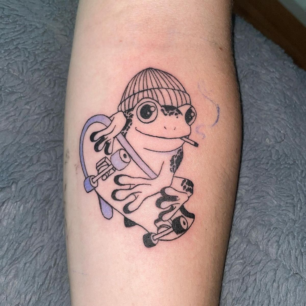 Frog Shadow Tattoo Tattoo Design