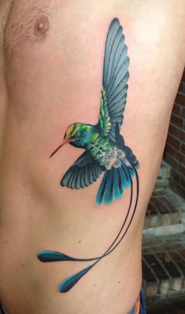 Peacock Palette Hummingbird Tattoo Design Tattoo Design