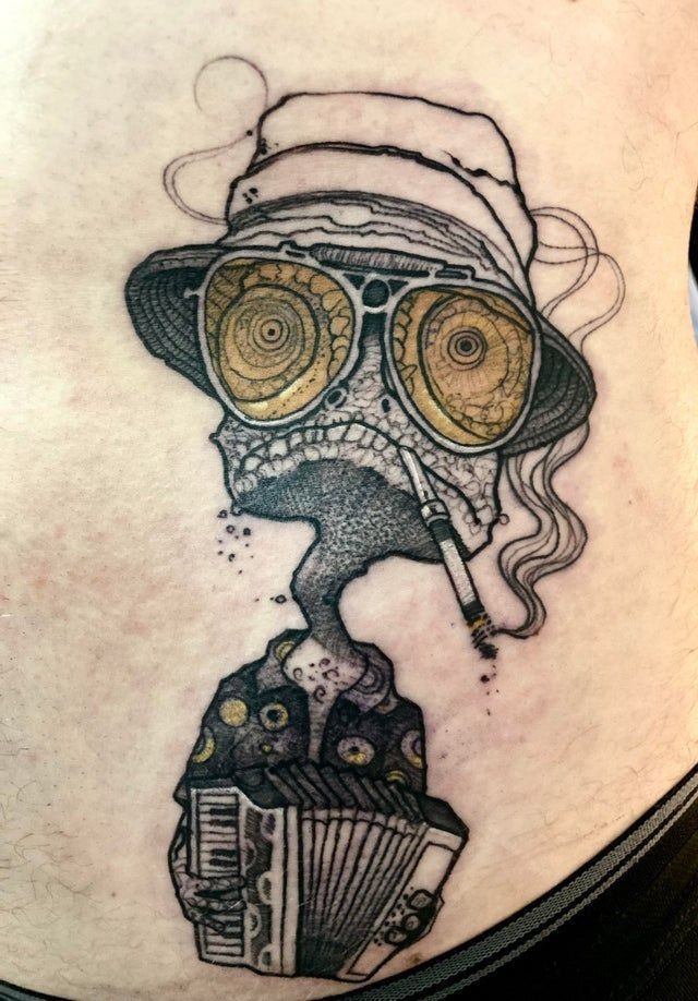 Skeleton Musician Tattoo Tattoo Design