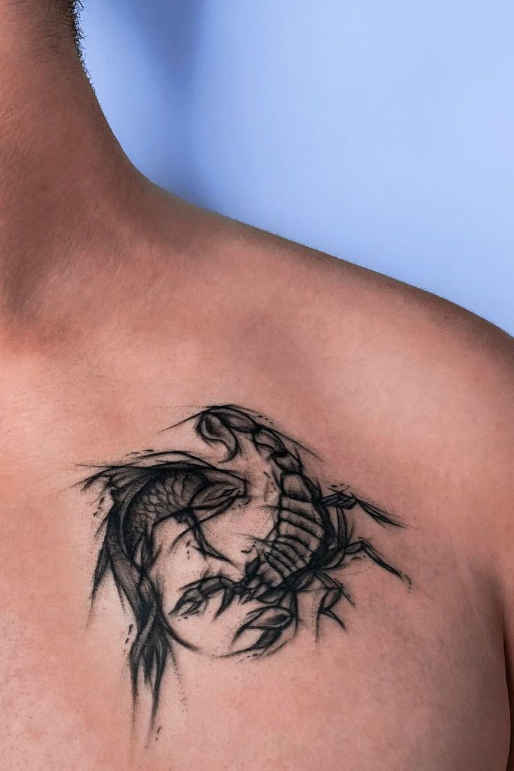 Two Birds and Arrow Shoulder Tattoo Tattoo Design
