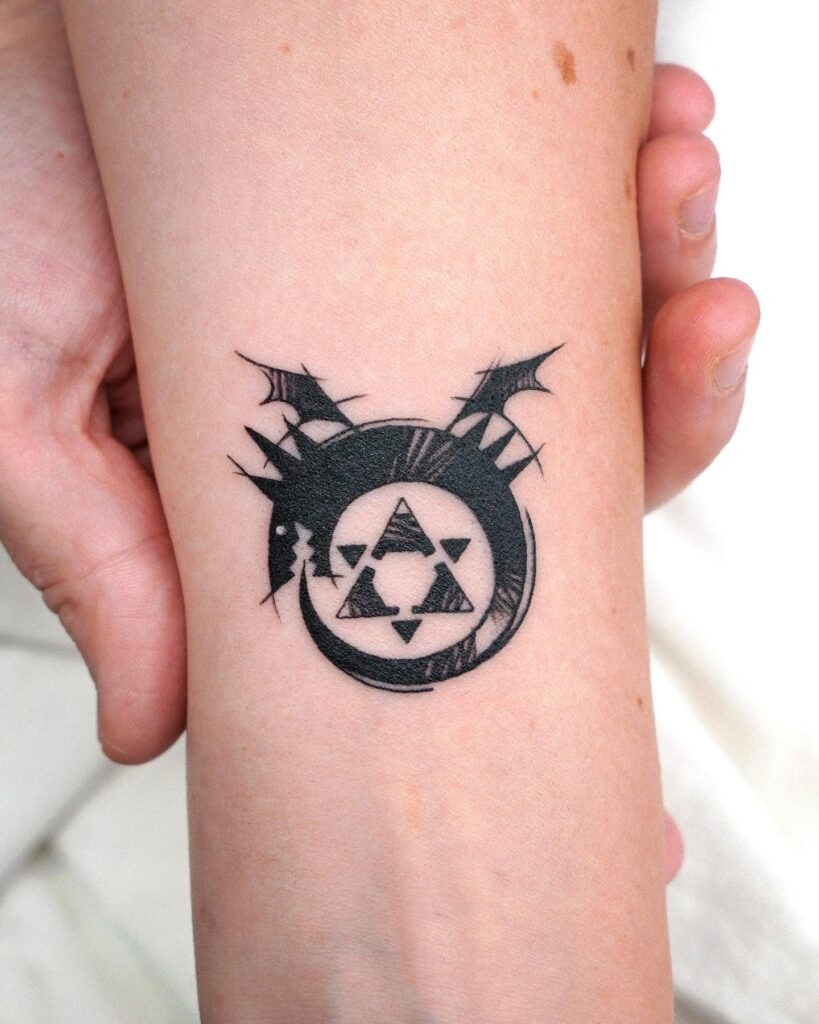 Fullmetal Alchemist Ouroboros Tattoo Tattoo Design