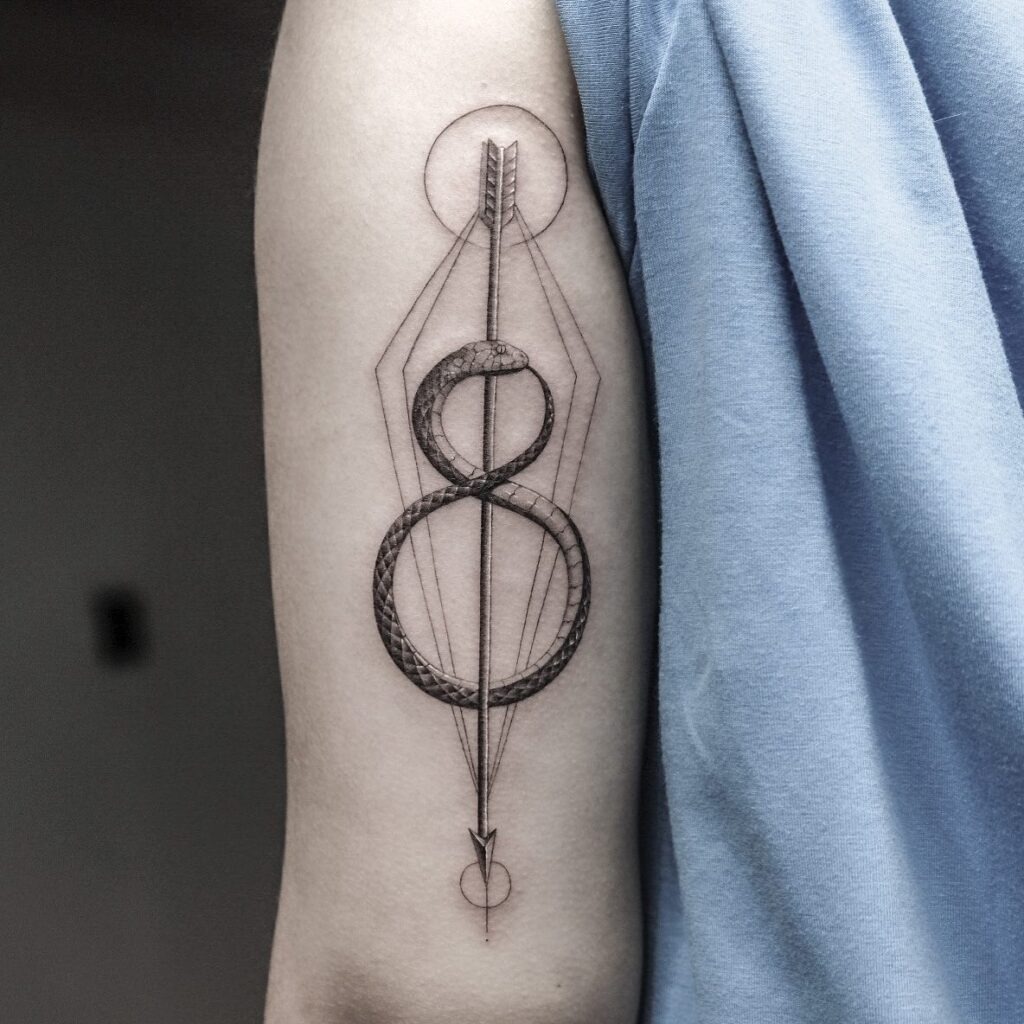 Sisyphus's Ouroboros Tattoo Tattoo Design