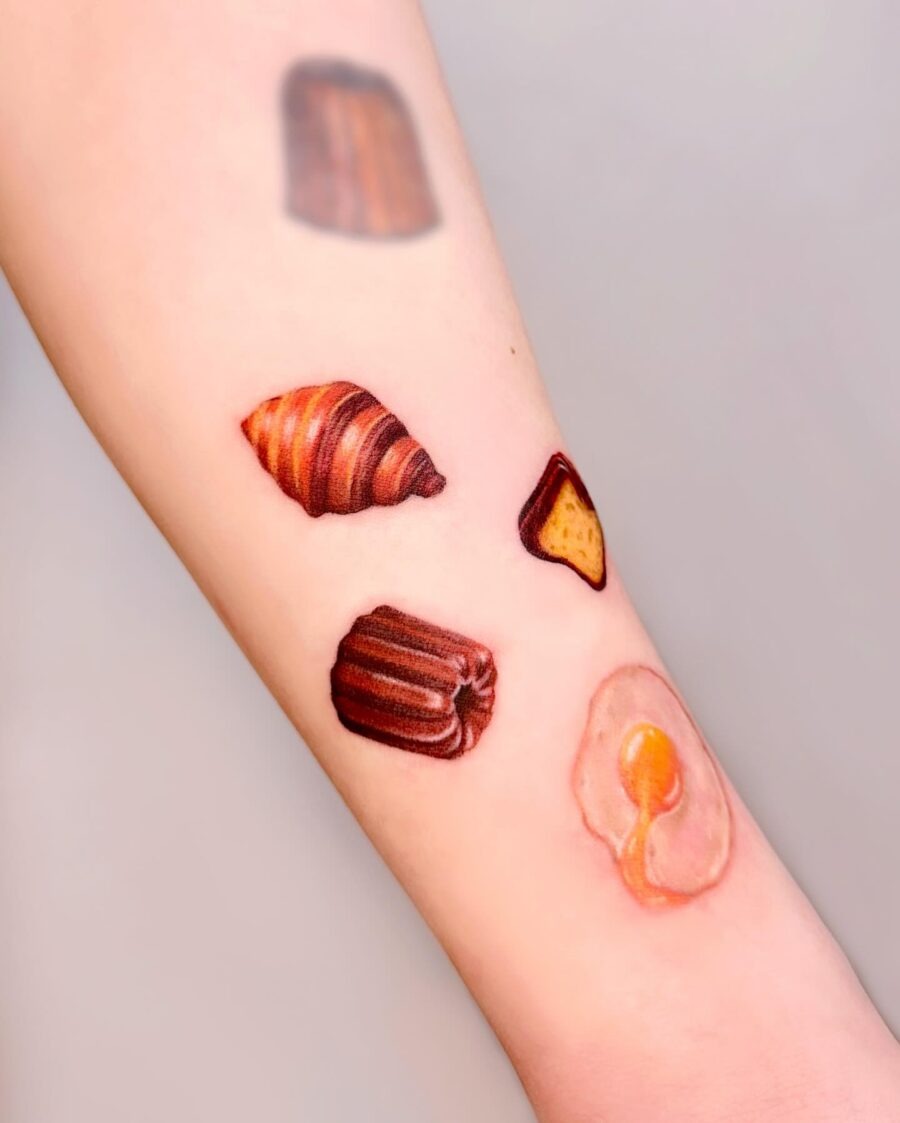 The design centers on deliciously artistic bakery inspired imagery that reads clearly at a glance.
