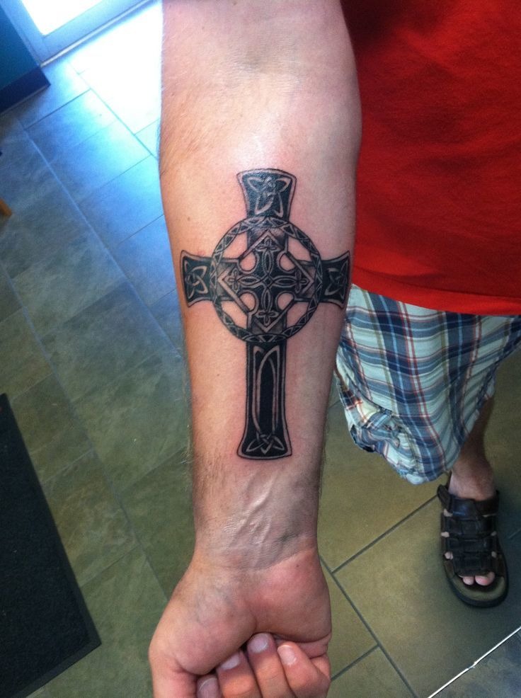 Big Cross Wrist Tattoo Tribal Cross Tattoo Tattoo Design