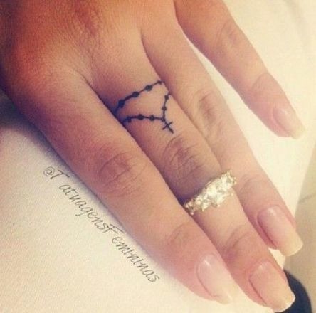 Rosary Finger Tattoo Tattoo Design