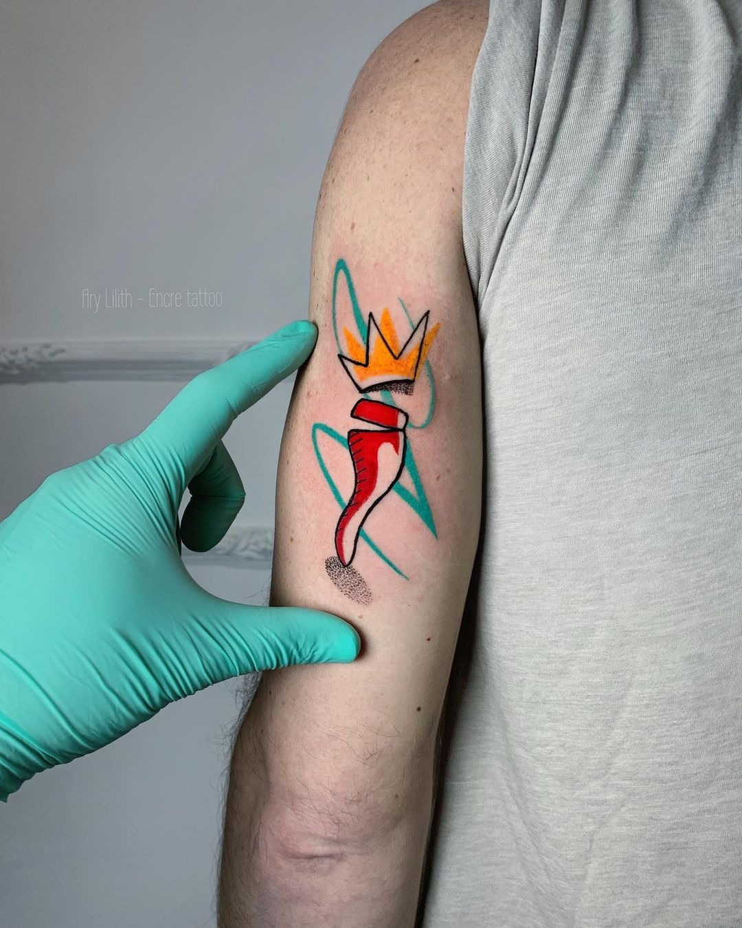 Ace of Swords Upper Back Tattoo Tattoo Design