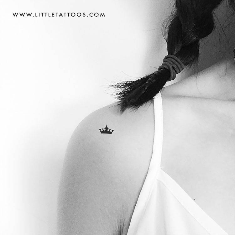 Green and Red Crown Tattoo Tattoo Design