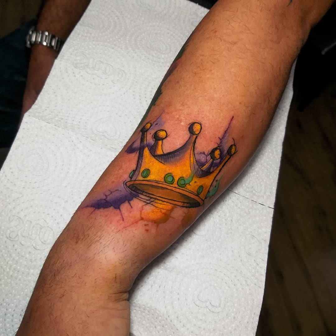 Her king, His Queen Tattoos Tattoo Design