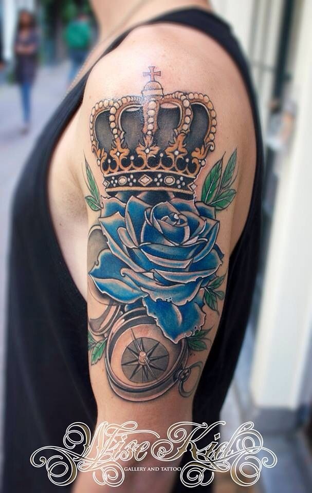 Live Like a King Ink Tattoo Design