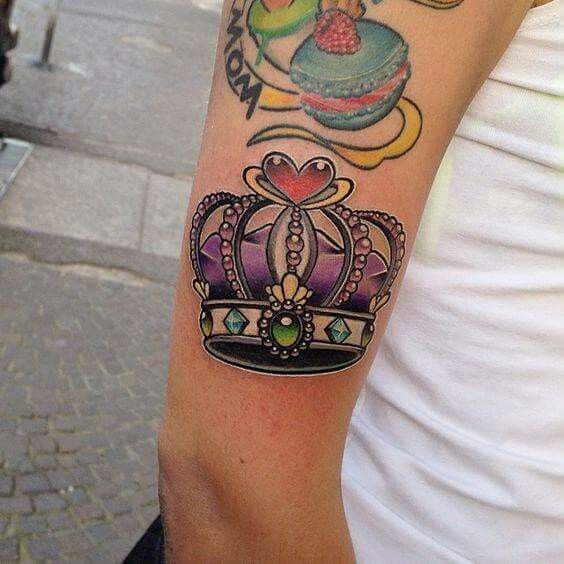 Poppies, Cross, and Crown Ink Tattoo Design Tattoo Design