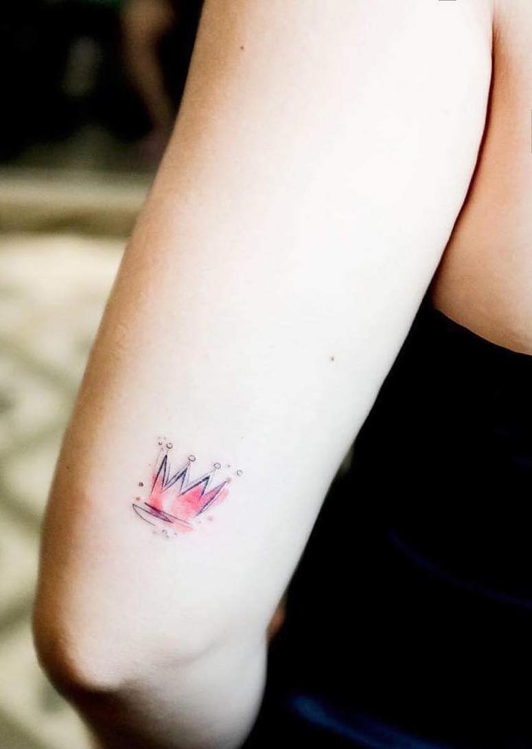 Royal Red Hand Ink Tattoo Design Tattoo Design