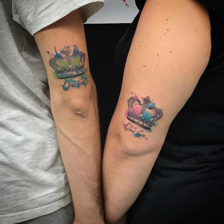 She's My Queen Promise Ink Tattoo Design