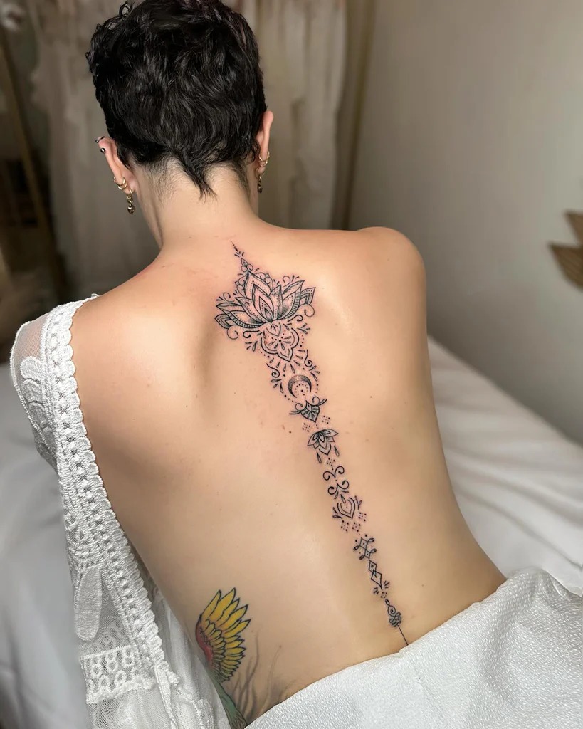 Fine Line Script with Delicate Placement Tattoo Design