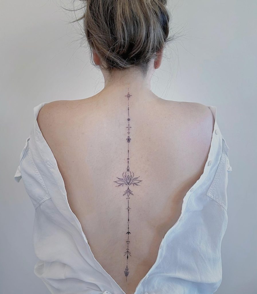 Personal and Poignant Script Tattoo Design