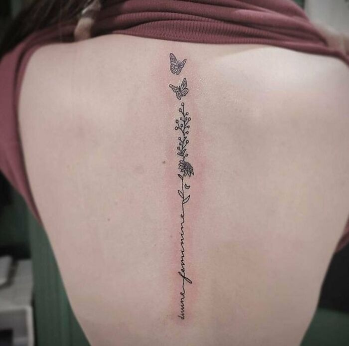 Sunburst and Scripture Combo: A Unique Twist Tattoo Design