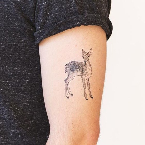 Delicate Fawn on Your Arm Small Tattoos Tattoo Design