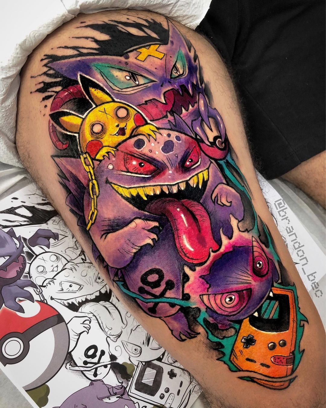 Full of Color, Horror, and Life Small Tattoos Tattoo Design