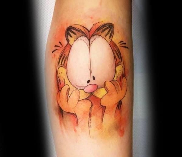 Garfield is Our Spirit Animal Tattoo Tattoo Design