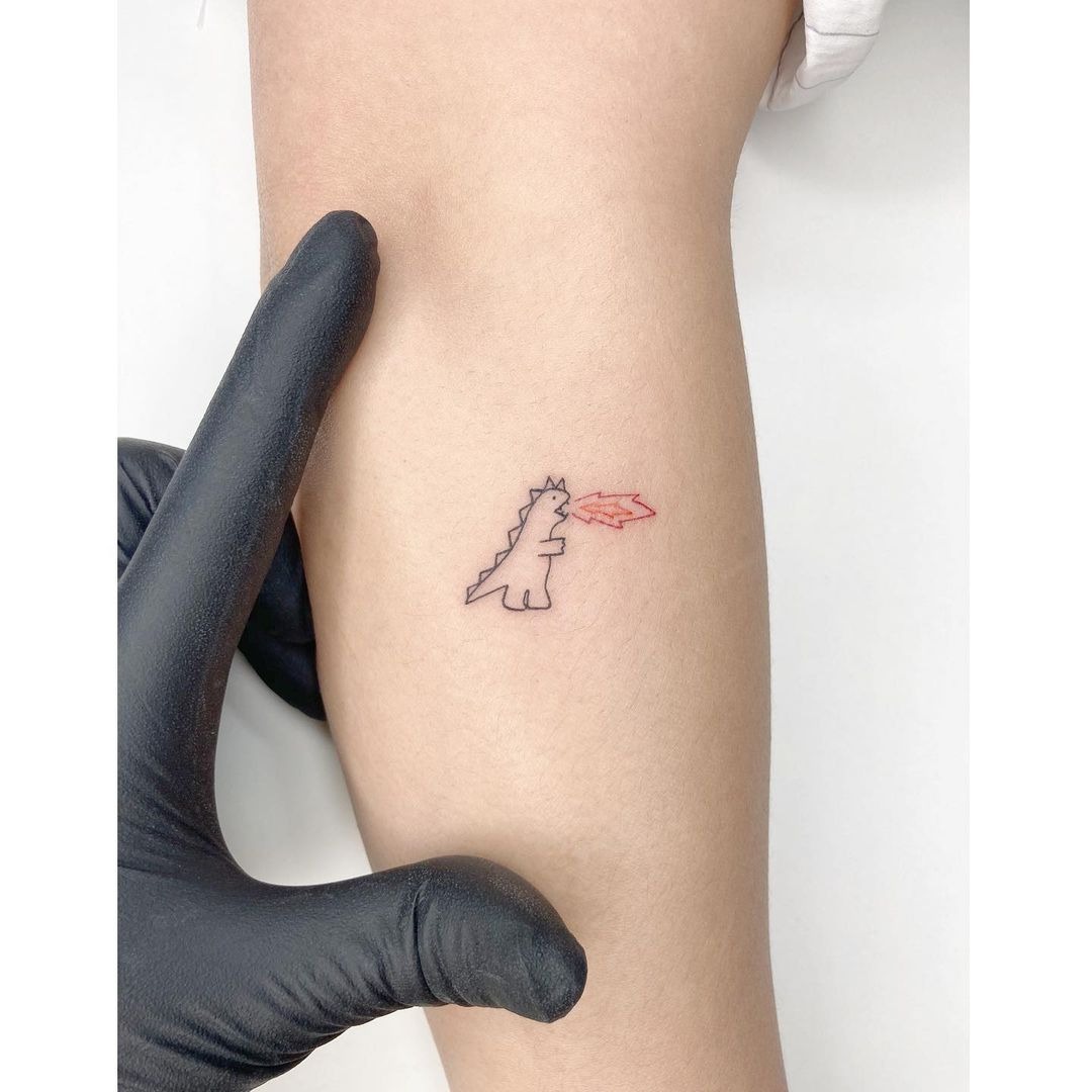 Little Yet Fierce Dragon Tattoo Tattoo Design