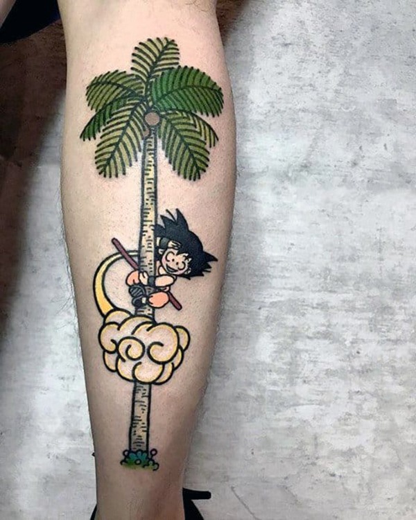 Ninjas in Palm Trees - Oh Yes! Tattoo Design