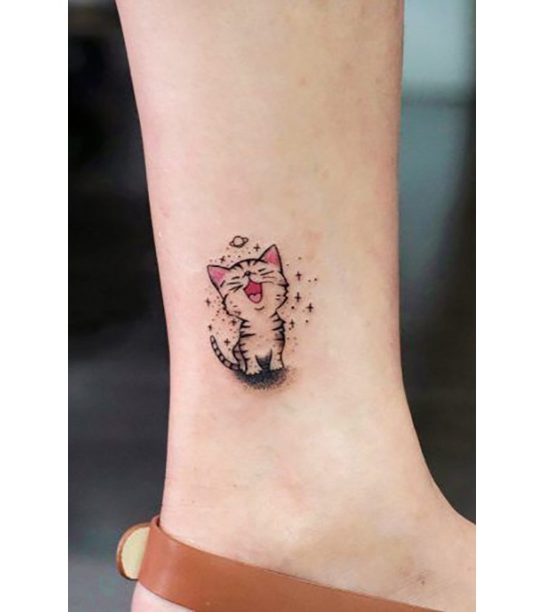 The Universe in This Kitty’s Hands Small Tattoos Tattoo Design