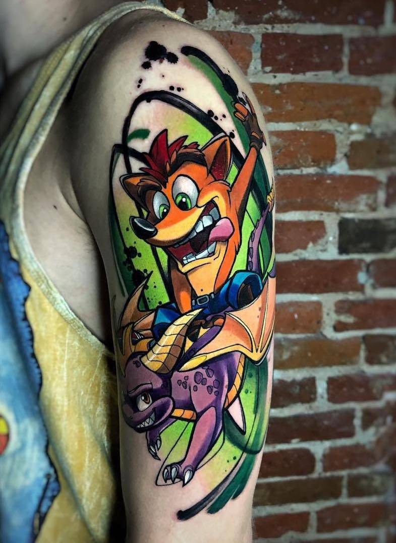 Wildly Fun Tattoo With Taz Small Tattoos Tattoo Design