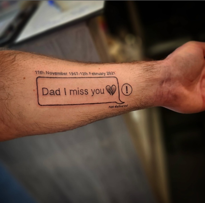 Red Hot Chili Peppers Memorial Beach Tattoo for Dad Tattoo Design