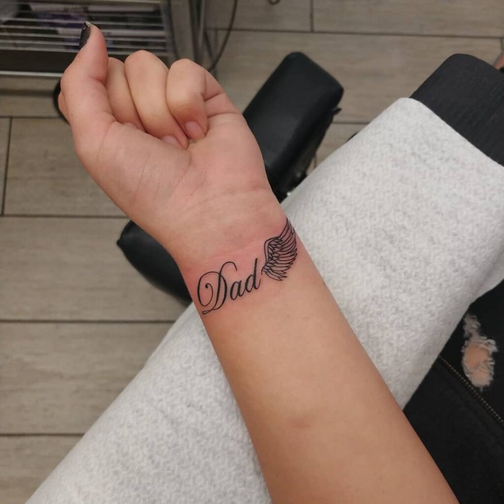 Undelivered Message Dad Memorial Tattoo Tattoo Design
