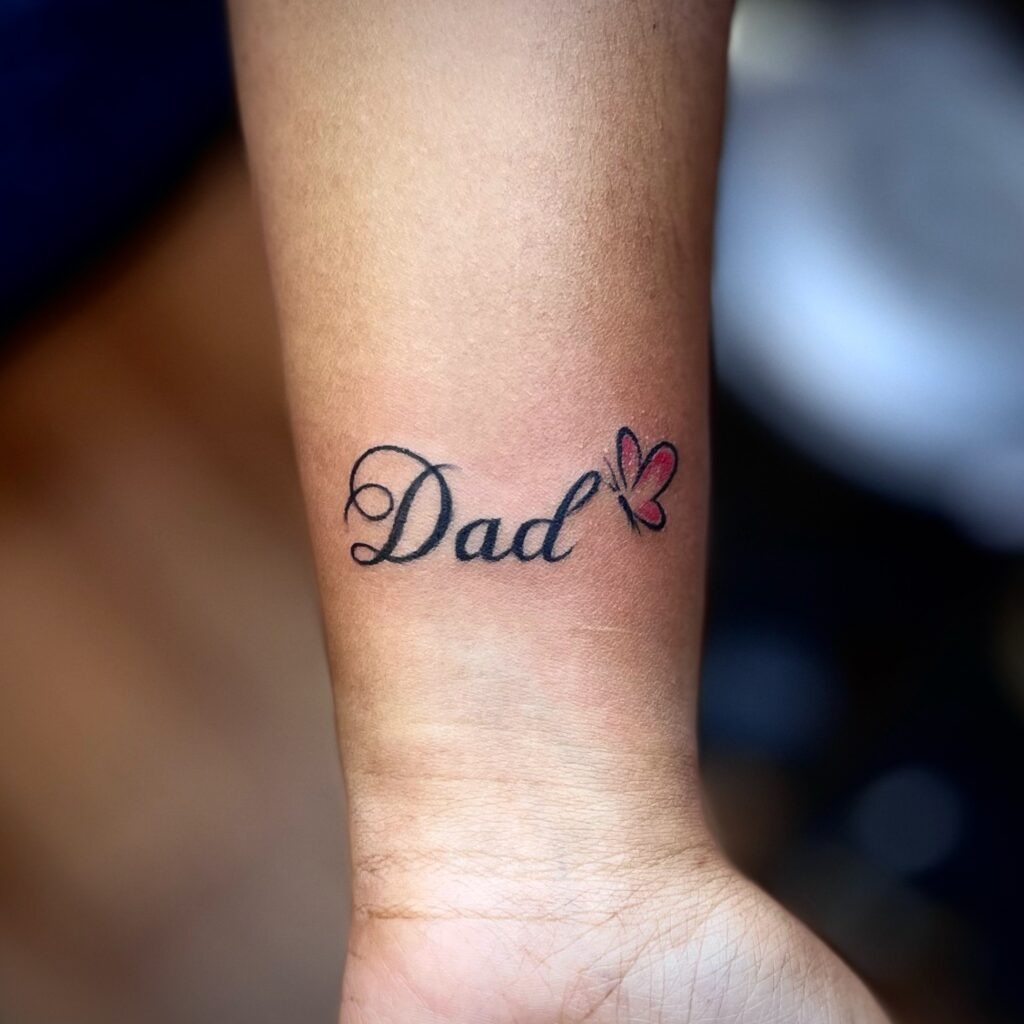Dad’s Tools of the Trade Tattoo Tattoo Design