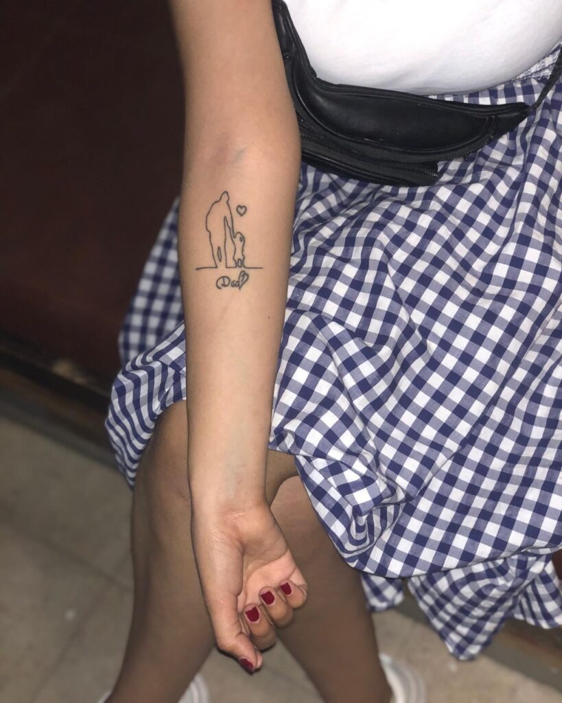 Dad Tattoo Ideas for Daughters Tattoo Design
