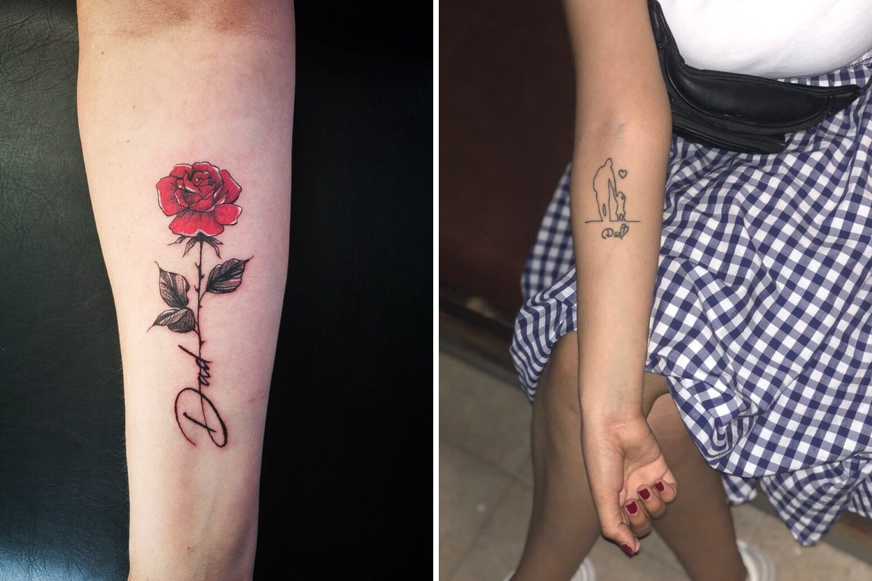 32+ Dad Tattoo Ideas To Celebrate the Fathers in Our Lives Featured Lookbook Collage