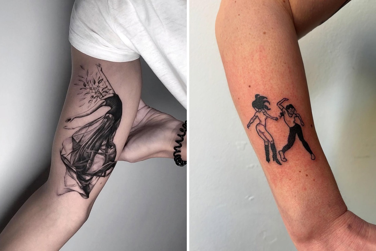47 Elegant Dance Tattoo Ideas For Movement And Rhythm Featured Lookbook Collage