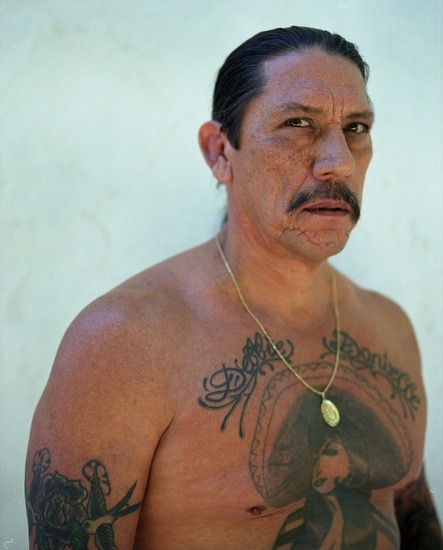 Few pieces in Hollywood are as recognizable as Trejo's chest tattoo.
