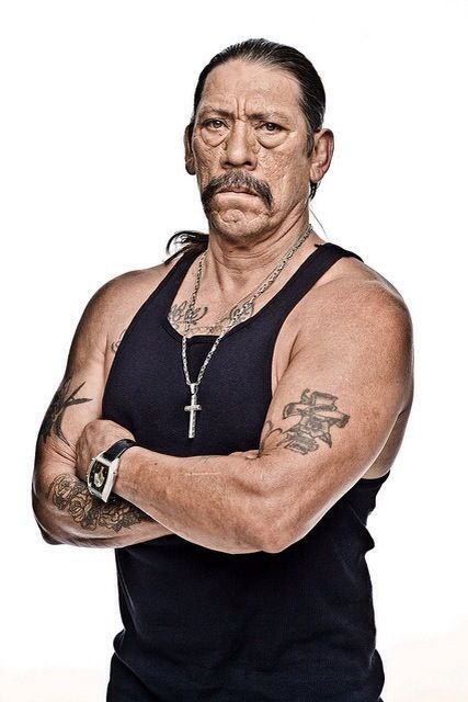 Trejo's tattoos, along with his signature mustache and slicked-back hair, have become a brand of their own.