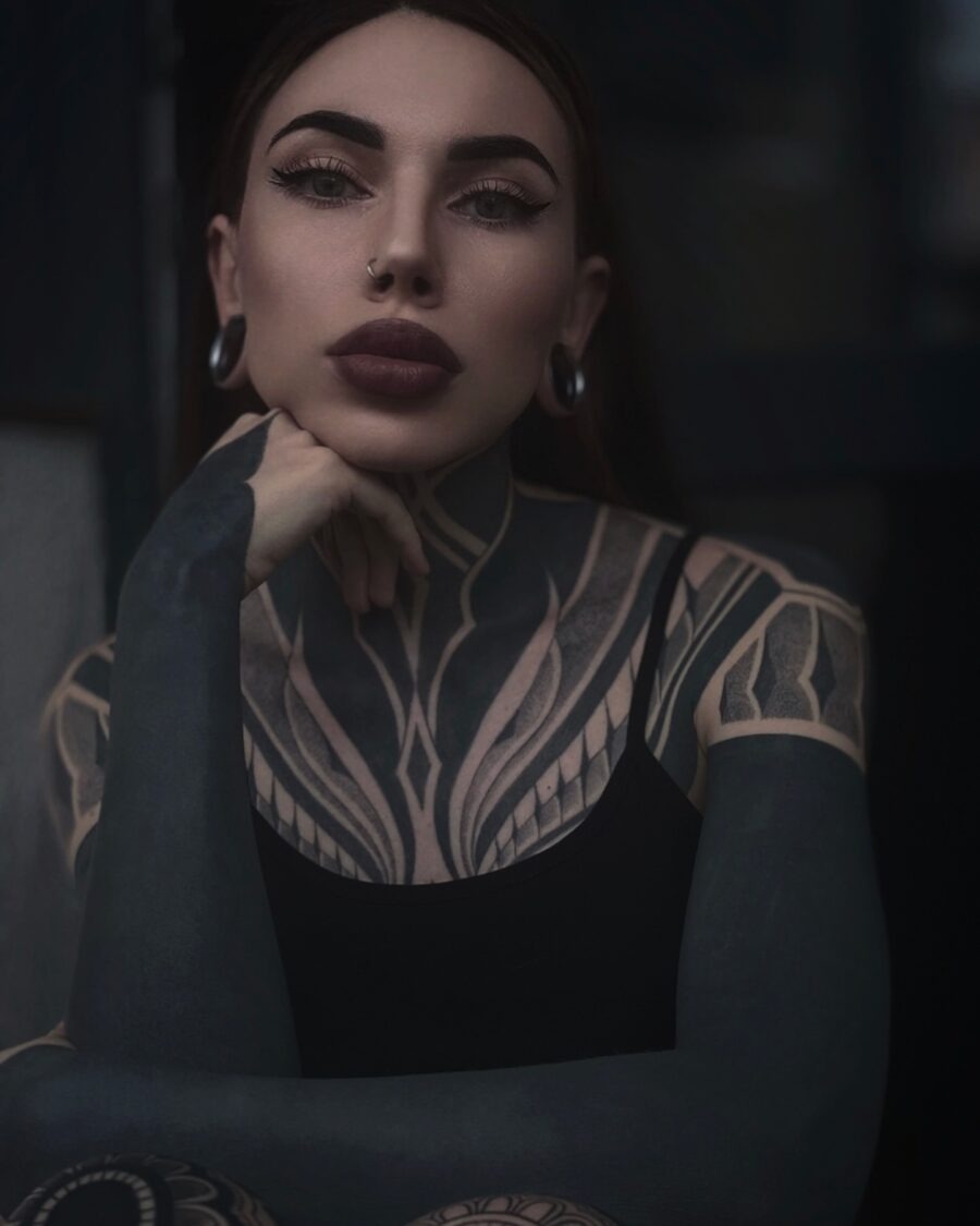 Captivating dark feminine tattoo aesthetics revealed Tattoo Design