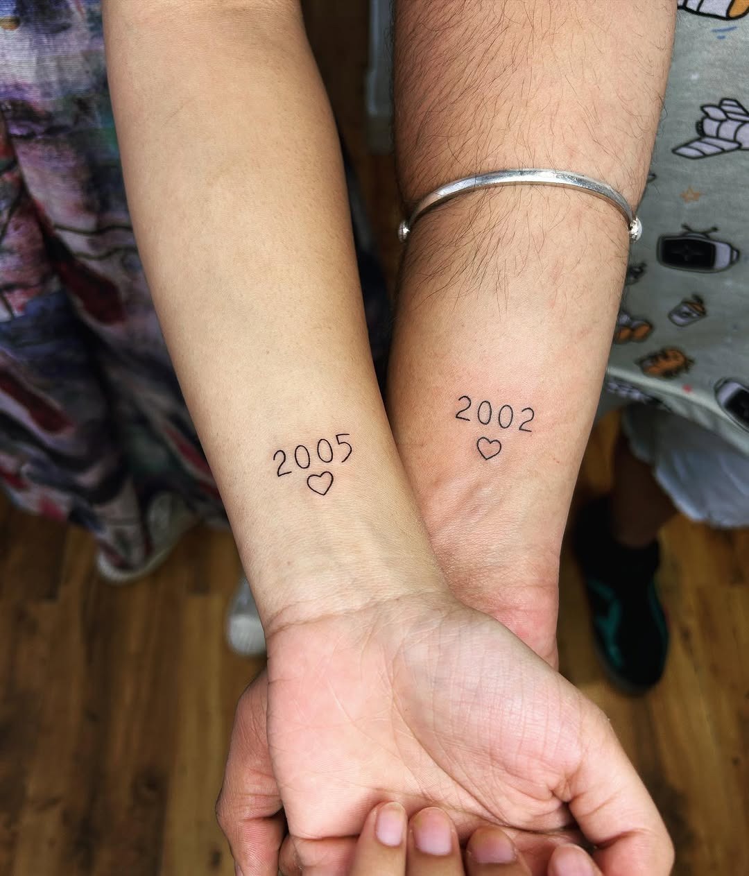 Meaningful date tattoos with heart symbols Tattoo Design