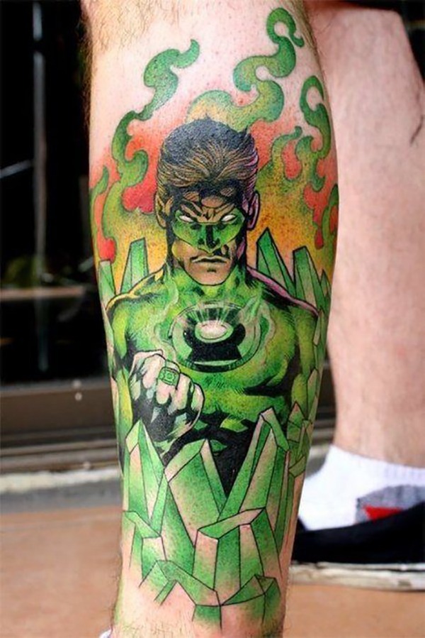 Dc Comics Large Green Lantern Tattoo Idea Tattoo Design