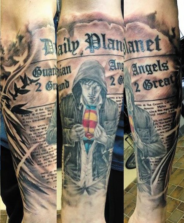 Dc ComicsMesmerizing Daily Planet Tattoo Design Tattoo Design