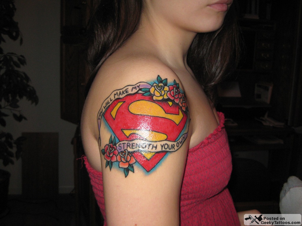 Gorgeous Classic Superman Tattoo Design Logo Tattoos Tattoo Design