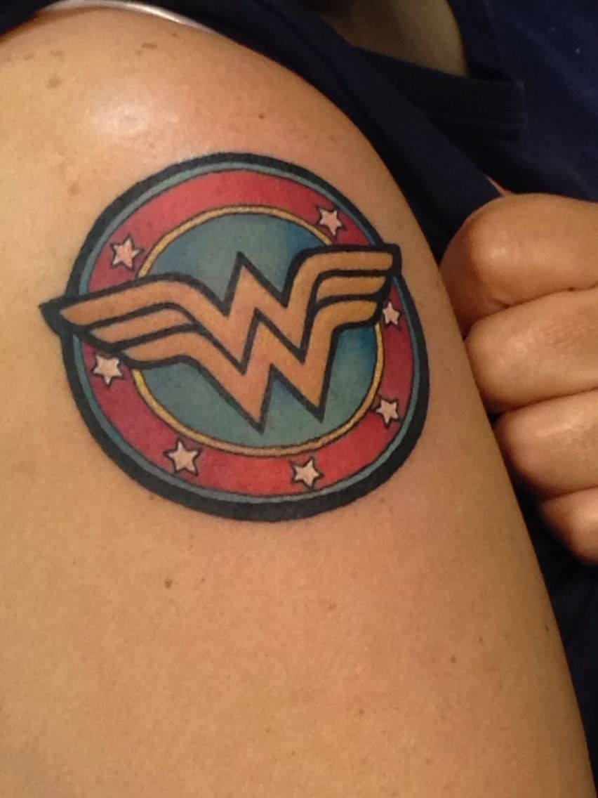 Small Wonder Woman Logo Tattoo Tattoo Design