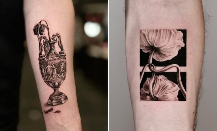 39+ Dead Flower Tattoo Ideas & Inspiration
