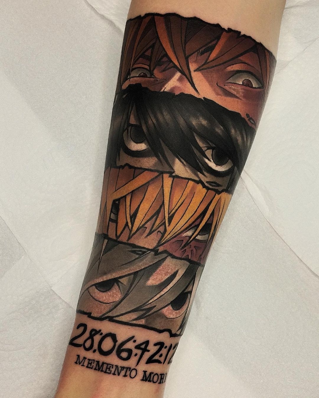 Death Note Eyes Band Tattoo Tattoo Design