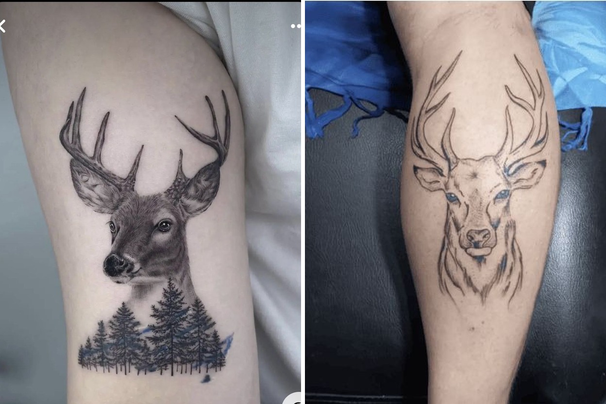 25+ Deer Tattoo Ideas For Nature Loving Souls Featured Lookbook Collage
