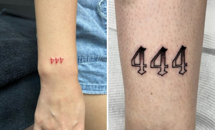 26+ Delicate 444 Tattoo Ideas That Stand Out with Effortless Elegance