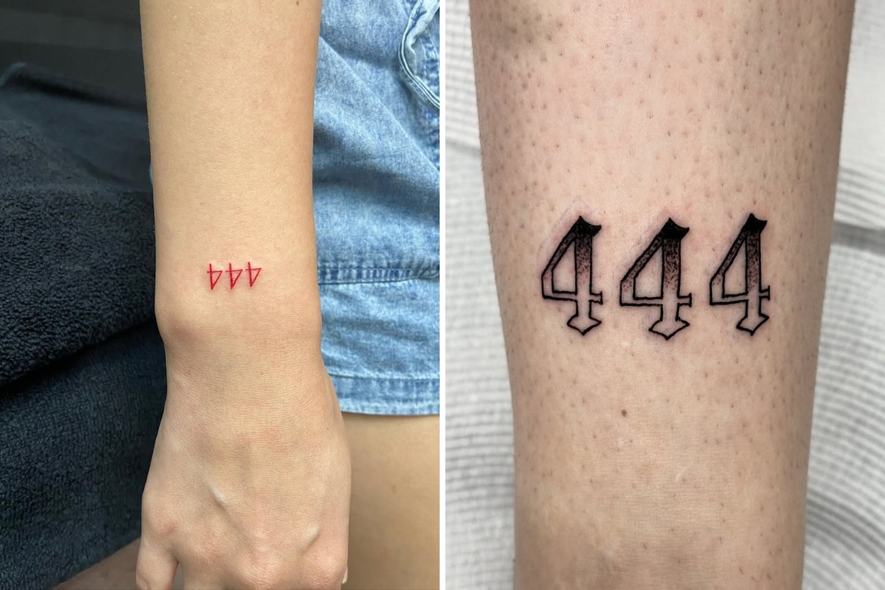 26+ Delicate 444 Tattoo Ideas That Stand Out with Effortless Elegance Featured Lookbook Collage
