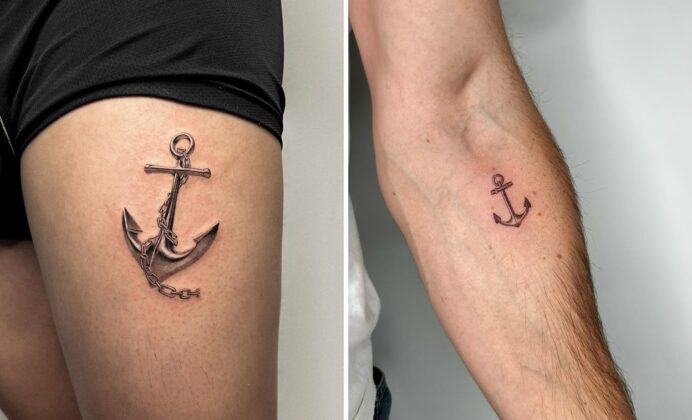 20+ Delicate Anchor Tattoo Ideas With Clean Modern Artistry