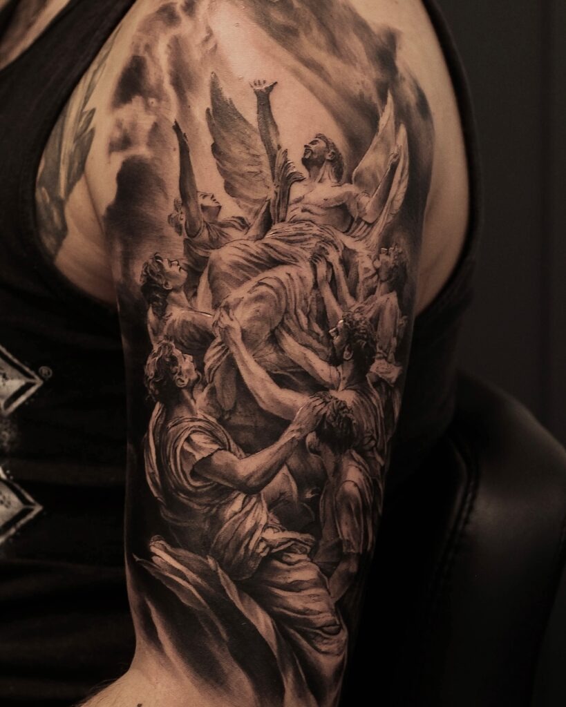 Heavenly Ascension Tattoo Tattoo Design