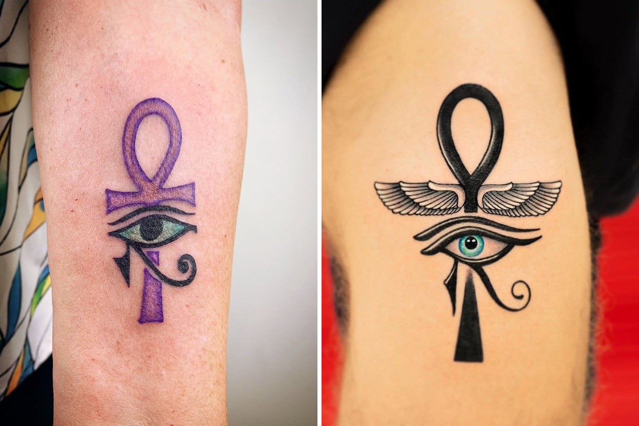 Delicate Ankh Tattoo Ideas For Subtle and Symbolic Placement Featured Lookbook Collage