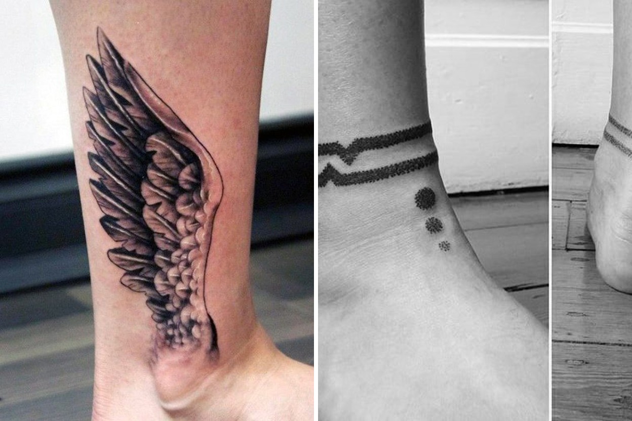 58+ Delicate Ankle Tattoo Ideas Curated for Your Next Session Featured Lookbook Collage